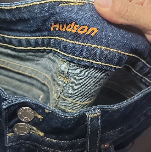 HUDSON Jeans size 32 BETH Mid-Rise Baby Boot style-W176DMC Made in L.A. GUC - Picture 4 of 4